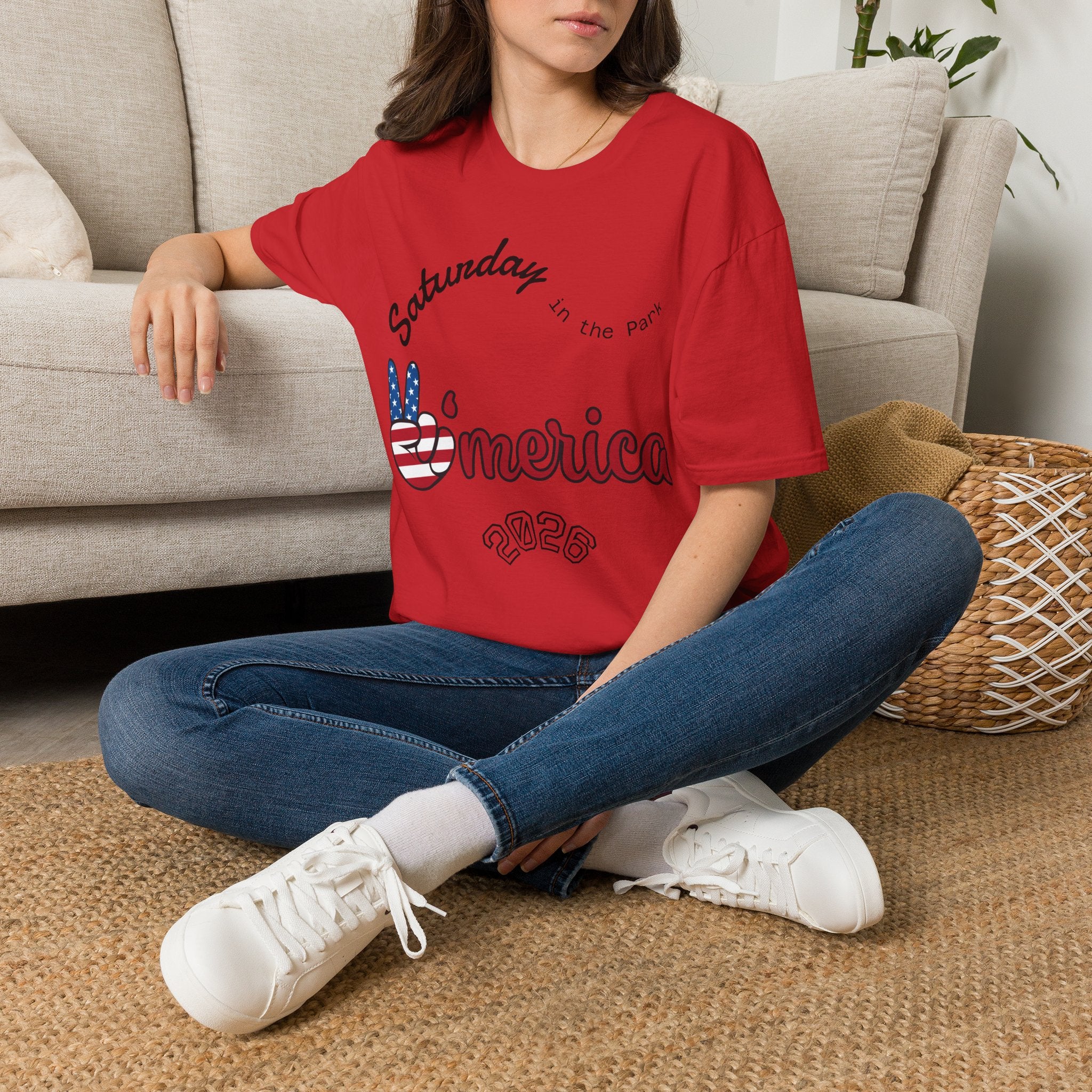 Saturday in the Park America T-Shirt | Patriotic 4th of July 2026 Design