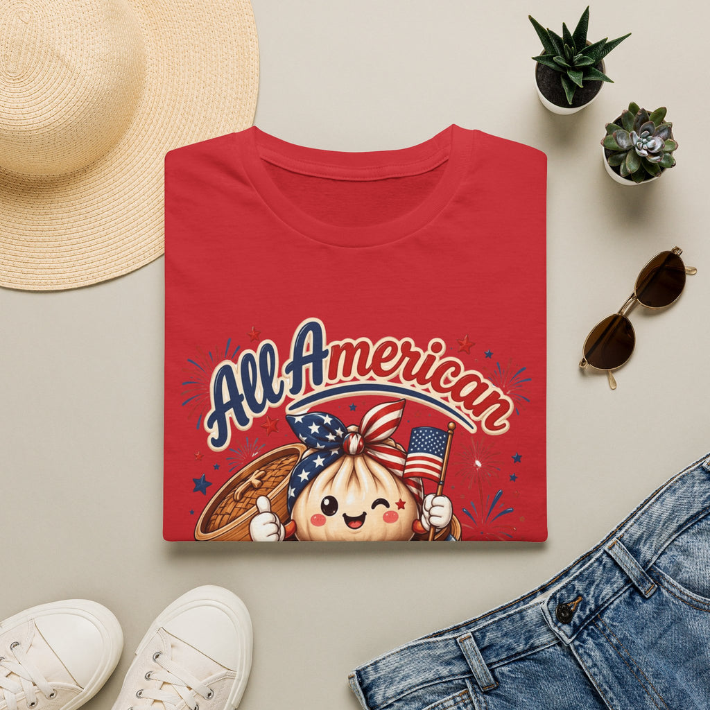 All-American Dumpling T-Shirt — Cute Patriotic 4th of July Tee