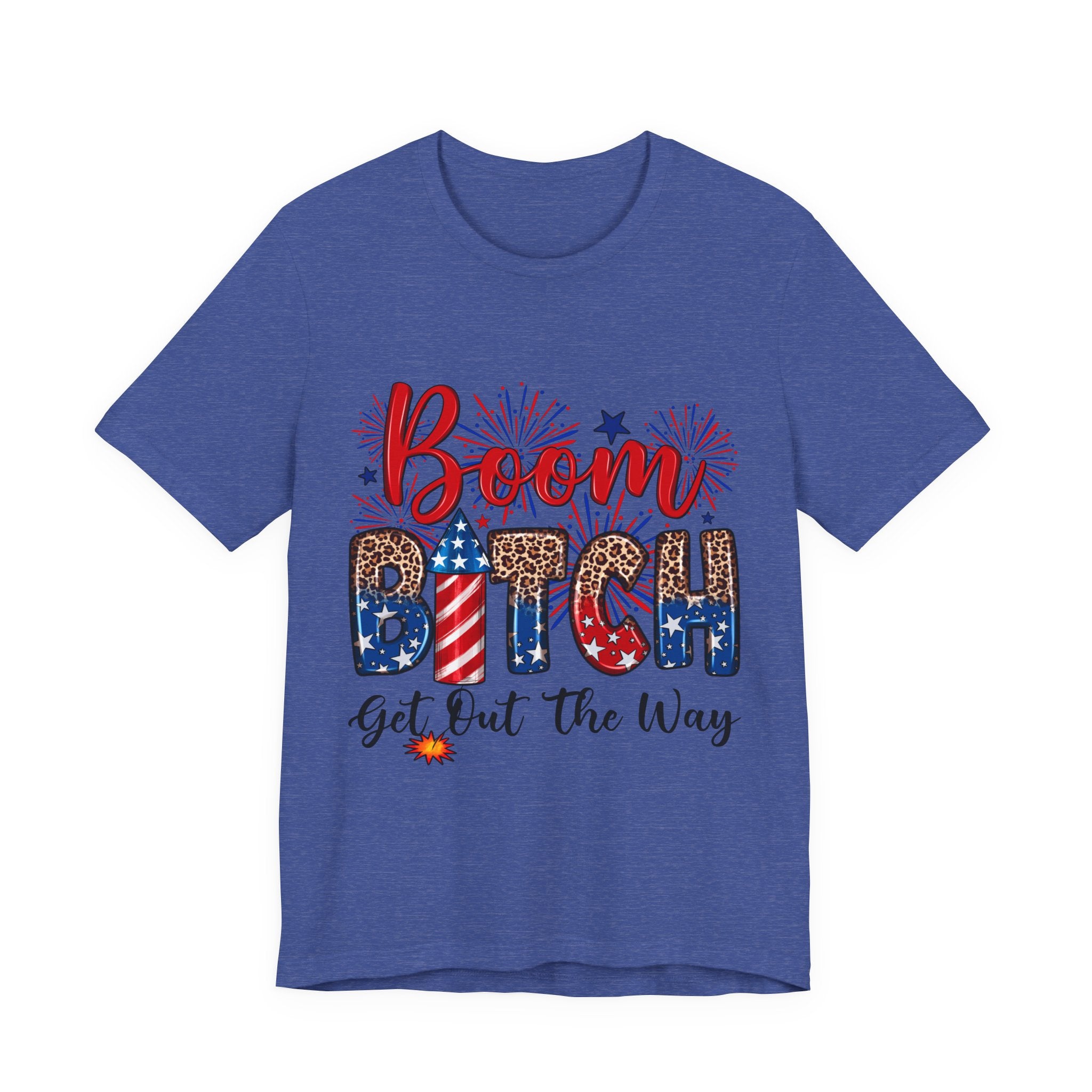 Patriotic 'Boom Bitch Get Out The Way' Graphic Tee