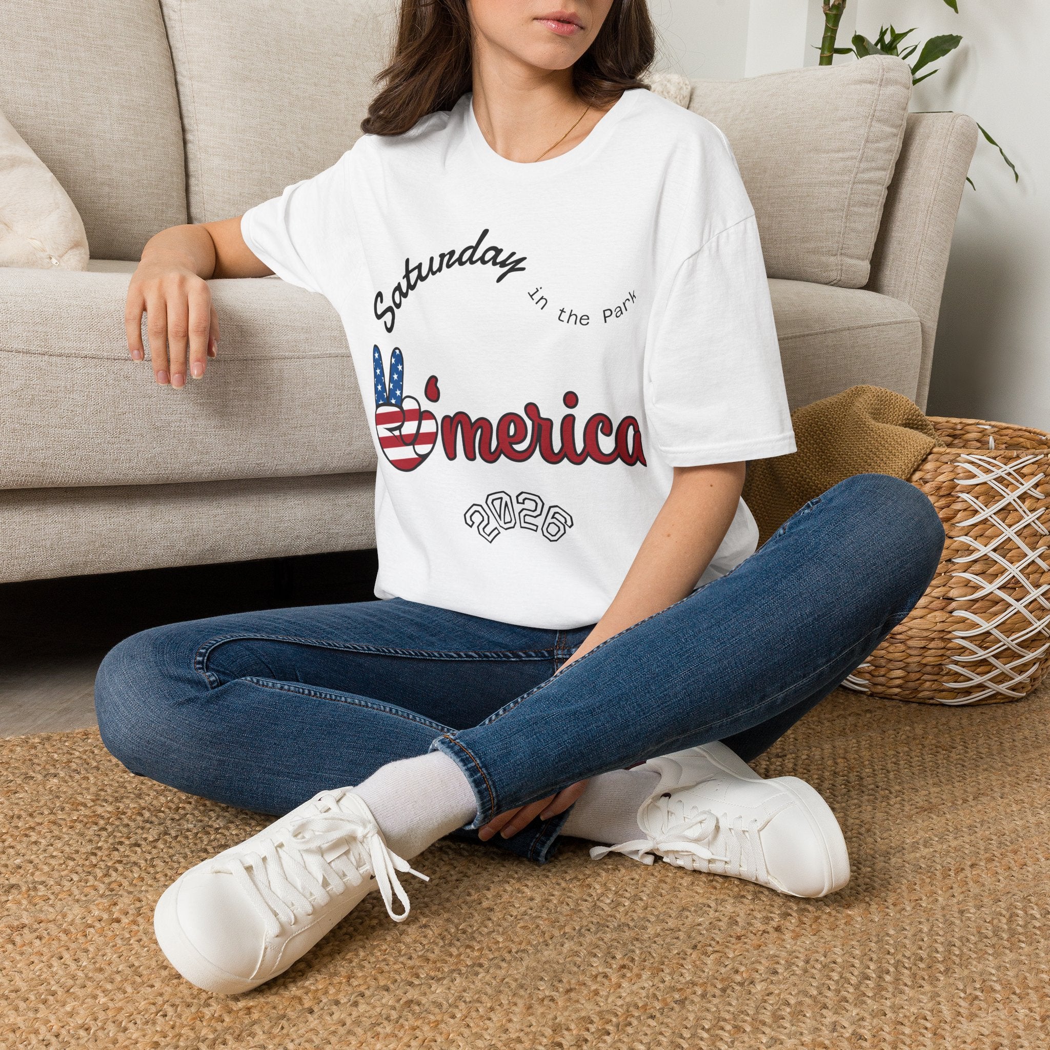 Saturday in the Park America T-Shirt | Patriotic 4th of July 2026 Design