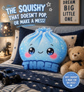 Personalized Blue Dumpling Squishy Pillow – Soft, Squishy, Double-Sided Design